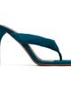 ALAÏA ALAÏA Blue Thong Mule Heeled Sandals - 1