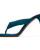 ALAÏA ALAÏA Blue Thong Mule Heeled Sandals - 3