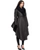 ALAÏA ALAÏA Brown Asymmetric Shearling Coat - 2
