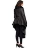 ALAÏA ALAÏA Brown Asymmetric Shearling Coat - 3