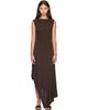ALAÏA ALAÏA Brown Backless Jersey Crepe Midi Dress - 1