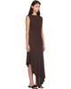 ALAÏA ALAÏA Brown Backless Jersey Crepe Midi Dress - 2