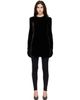ALAÏA ALAÏA Brown Cinched Waist Velvet Minidress - 1