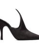 ALAÏA ALAÏA Brown Court Mule Heels - 1