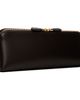 ALAÏA ALAÏA Brown Delta Clutch - 2