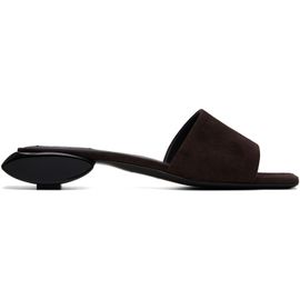 ALAÏA ALAÏA Brown Ellipse Mule Sandals
