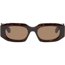 ALAÏA ALAÏA Brown Rectangular Sunglasses