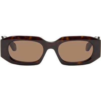 ALAÏA ALAÏA Brown Rectangular Sunglasses