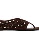 ALAÏA ALAÏA Brown Vienne Thong Sandals - 1