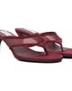 ALAÏA ALAÏA Burgundy Infra 55 Heeled Sandals - 4