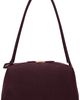 ALAÏA ALAÏA Burgundy 'Le Bouledogue' Bag - 1