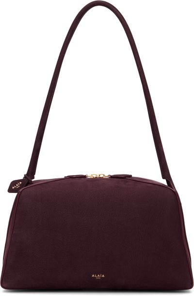ALAÏA ALAÏA Burgundy 'Le Bouledogue' Bag