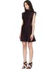 ALAÏA ALAÏA Burgundy Silk Knit Minidress - 4