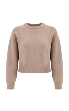 ALAÏA ALAÏA Cinched Cashmere Knit Sweater
