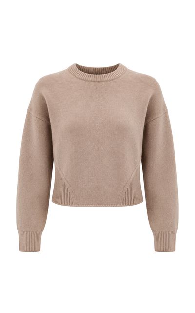 ALAÏA ALAÏA Cinched Cashmere Knit Sweater