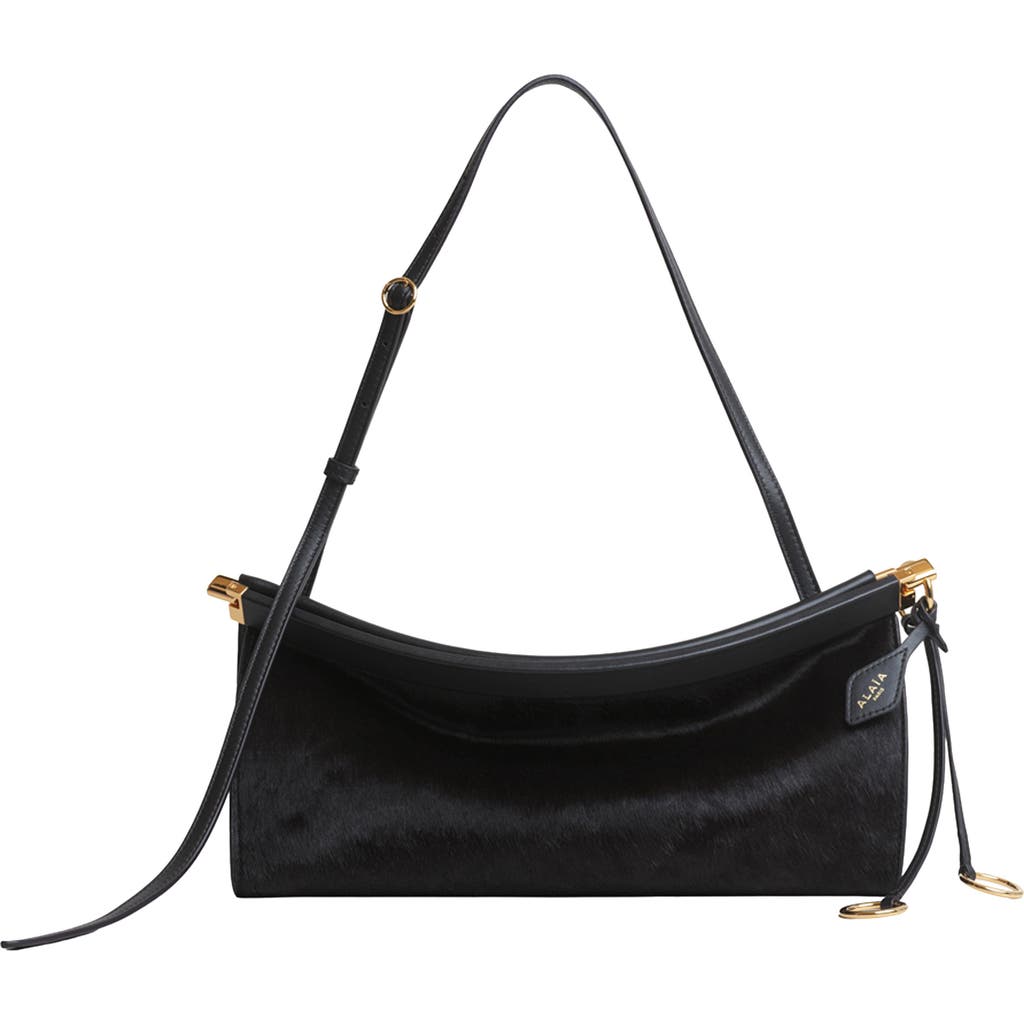 Alaïa Alaïa Click M EW Genuine Calf Hair Shoulder Bag