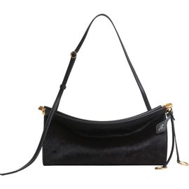 Alaïa Alaïa Click M EW Genuine Calf Hair Shoulder Bag