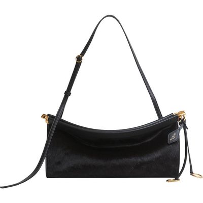 Alaïa Alaïa Click M EW Genuine Calf Hair Shoulder Bag