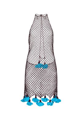 ALAÏA ALAÏA Crochet Halter Dress