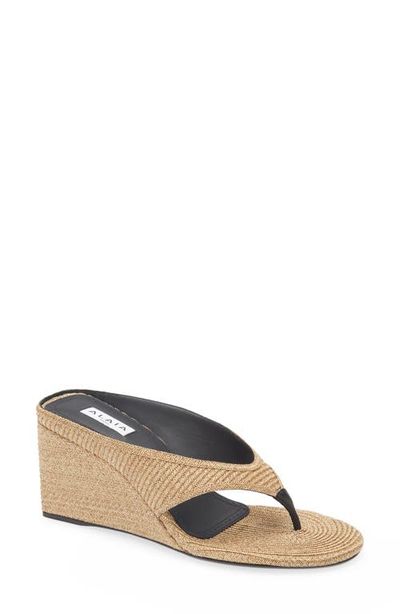 Alaïa Alaïa Cube Wedge Sandal