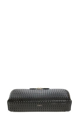 Alaïa Alaïa Delta Perforated Leather Clutch