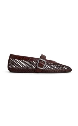 ALAÏA ALAÏA Fishnet Ballet Flats