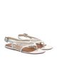 ALAÏA ALAÏA Fishnet Flat Sandal - 1