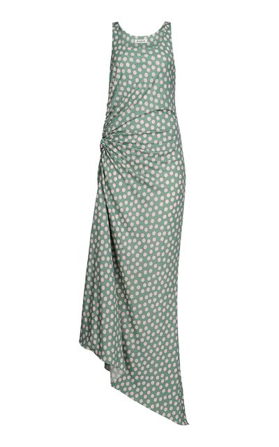 ALAÏA ALAÏA Gathered Jersey Maxi Dress