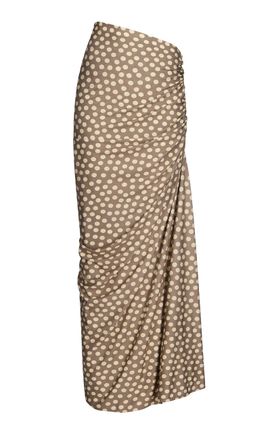 ALAÏA ALAÏA Gathered Jersey Maxi Skirt