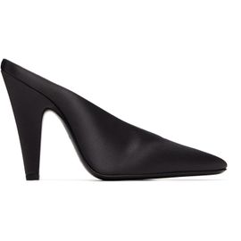 ALAÏA ALAÏA Gray Cone Mule Heels