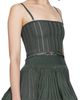 ALAÏA ALAÏA Gray Crinoline Knit Tank Top - 2