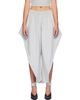 ALAÏA ALAÏA Gray Fleece Jersey Pointed Trousers - 1