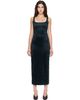ALAÏA ALAÏA Green Tailored Velvet Maxi Dress - 1