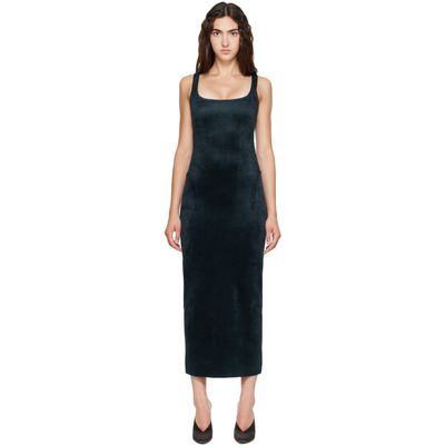 ALAÏA ALAÏA Green Tailored Velvet Maxi Dress