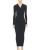 ALAÃA ALAÃA Hooded Bodycon Dress - 1