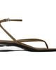 ALAÏA ALAÏA Khaki Invisible Thong Heeled Sandals - 1