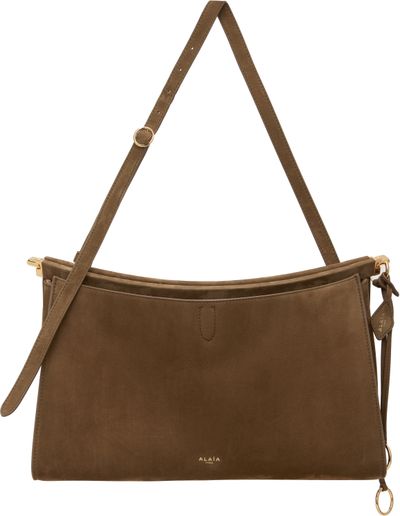 ALAÏA ALAÏA Khaki 'Le Click' Pocket 35 Bag