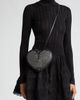 Alaïa Alaïa Le Coeur Grommet Leather Crossbody Bag - 2