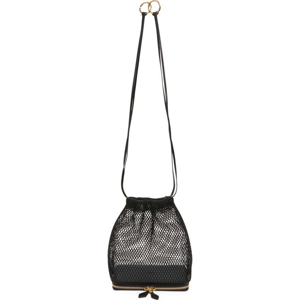 Alaïa Alaïa Le Pochon Fishnet Shoulder Bag