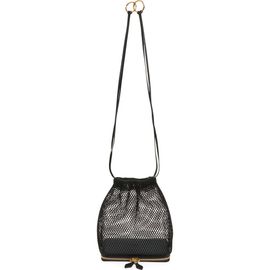 Alaïa Alaïa Le Pochon Fishnet Shoulder Bag