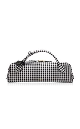 ALAÏA ALAÏA Le Teckel Gingham Clutch