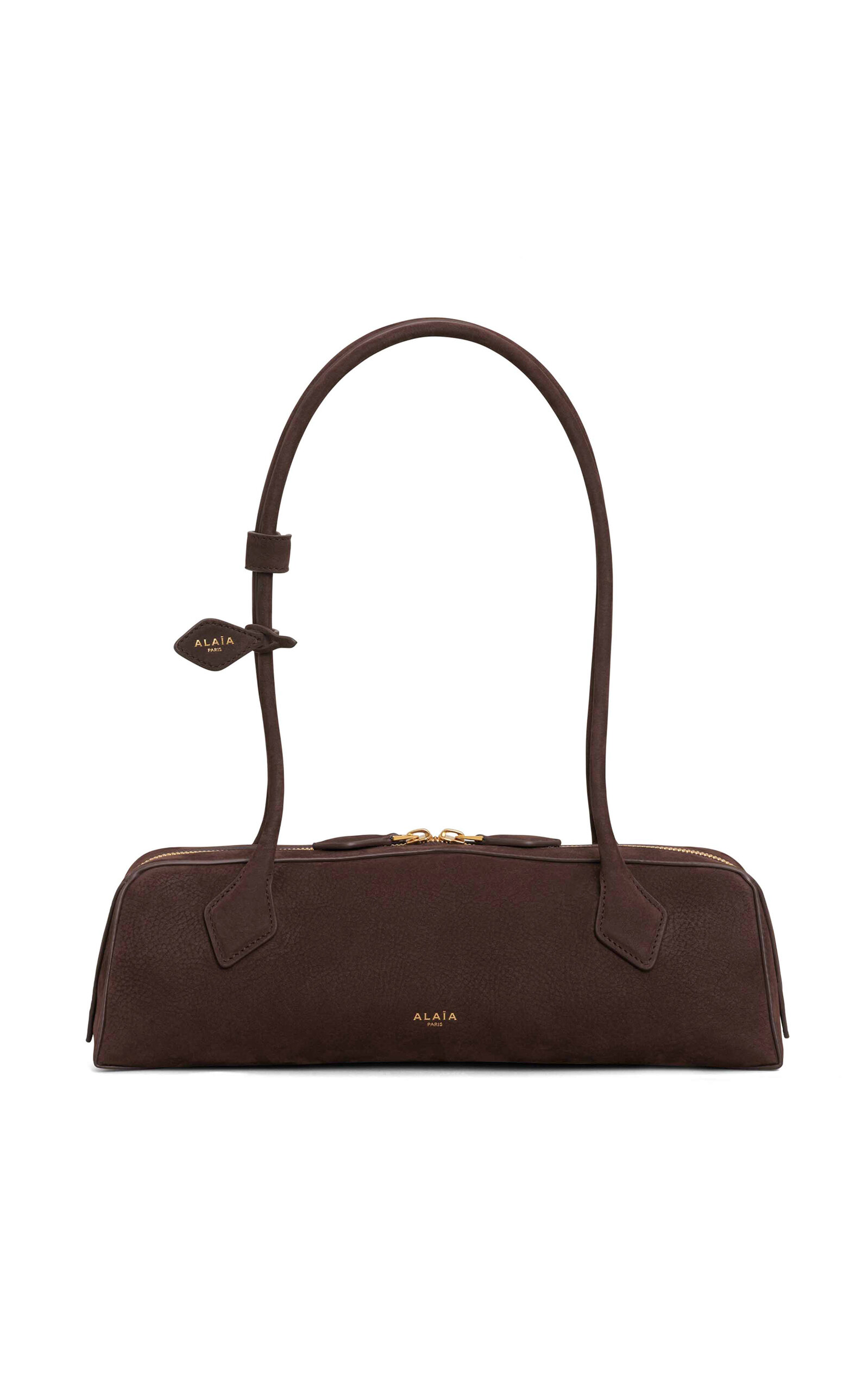 ALAÏA ALAÏA Le Teckel Medium Calf Leather Bag Brown OS