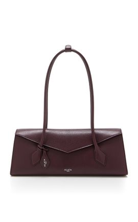 ALAÏA ALAÏA Le Teckel Medium Leather Flap Bag