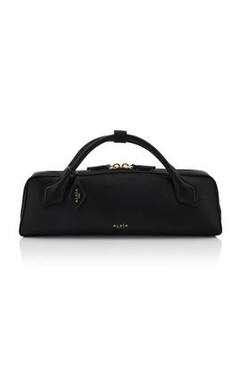 ALAÏA ALAÏA Le Teckel Satin Clutch