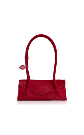 ALAÏA ALAÏA Le Teckel Small Calf Hair Flap Bag