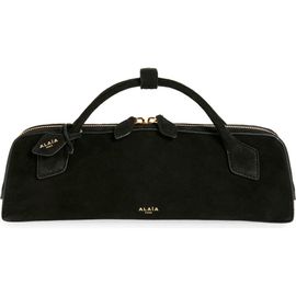 Alaïa Alaïa Le Teckel Suede East/West Clutch