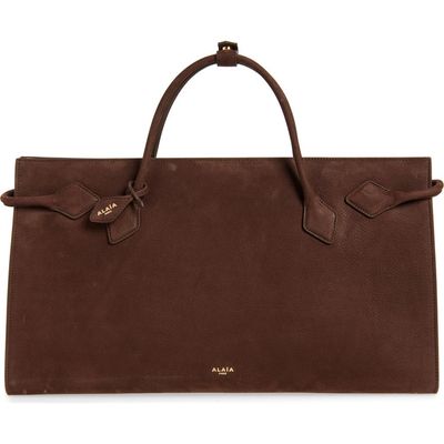 Alaïa Alaïa Le Teckel Suede Tote