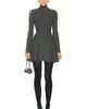 ALAÃA ALAÃA Long Sleeve Turtlneck Dress - 1