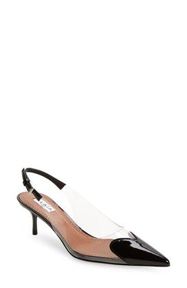 Alaïa Alaïa Love Heart Kitten Heel Slingback Pump