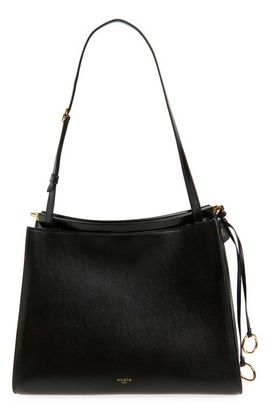 Alaïa Alaïa Medium Le Click Leather Shoulder Bag